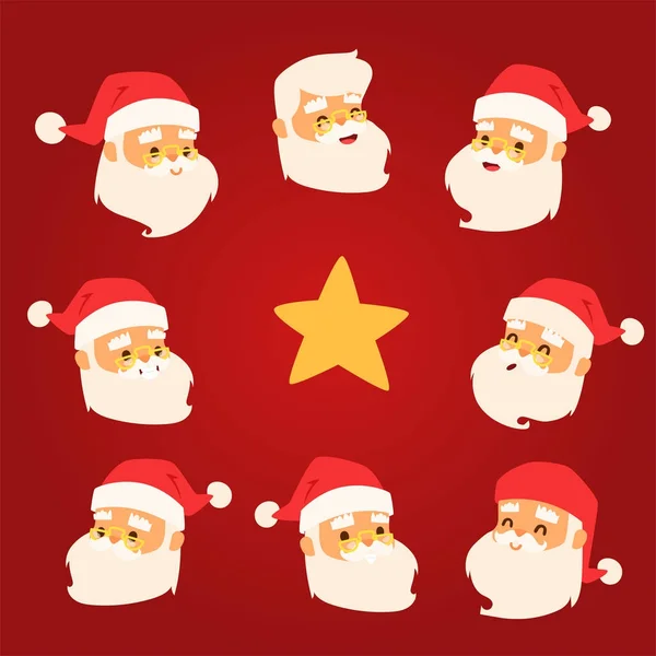 Natal santa claus ilustração vetorial . — Vetor de Stock