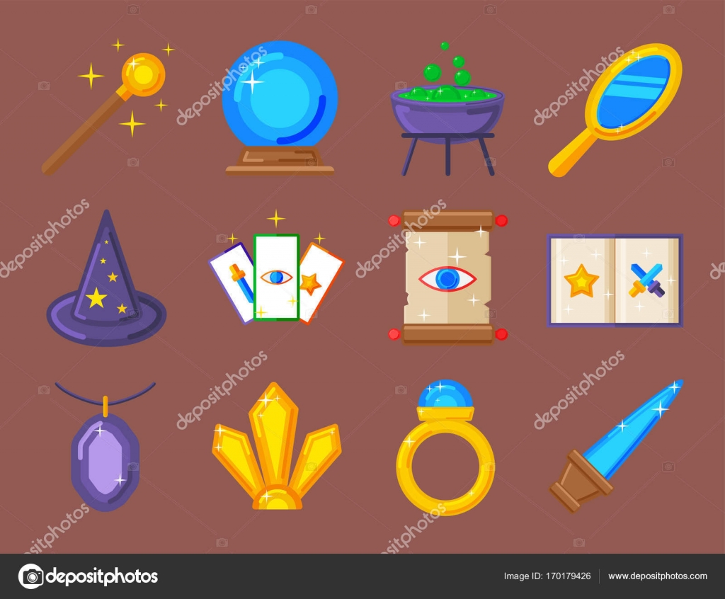 gallery of effet magique spcial tour symbole magicien baguette et surprise fantastique carnaval mystre outils dessin anim vectorielle de with decoration