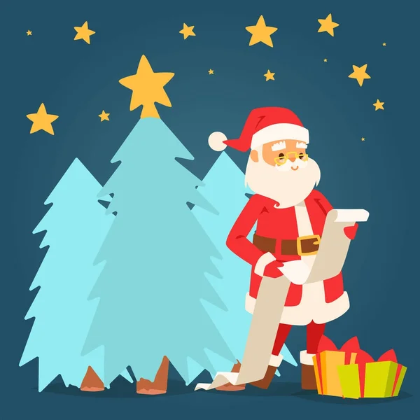 Illustration vectorielle de Noël Santa Claus . — Image vectorielle