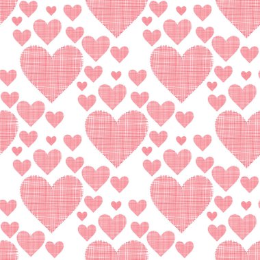 Basit kırmızı kalp keskin vektör Dikişsiz desen arka plan pembe renk kartı güzel kutlama parlak kırmızı kalp ifade tatil sanat dekorasyon.