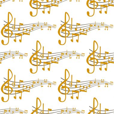 Notlar müzik vektör melodi Derma müzisyen sembolleri Senfoni illüstrasyon Dikişsiz desen arka plan ses müzisyen yazma notlar melodi metin ses