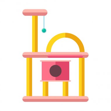 Ekipman gıda yerli kedi illüstrasyon renkli kedi Aksesuar sevimli vektör hayvan simgeler evde beslenen hayvan.