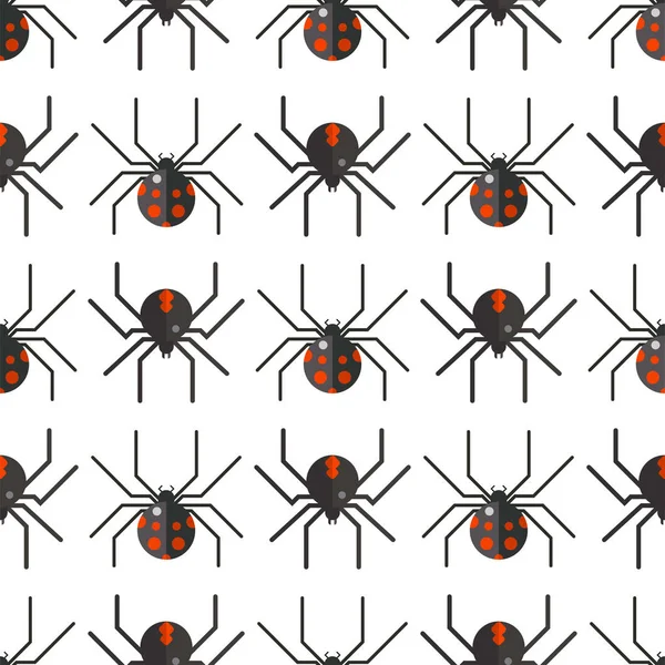 Павутинний веб силует арахнідний страх безшовний візерунок страшний дизайн тварин природа комах небезпека жахів Хеллоуїн Векторна іконка . — стоковий вектор