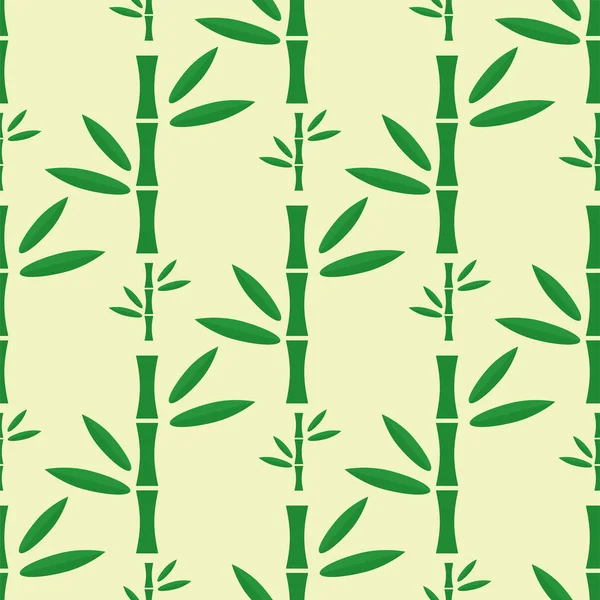 Bamboo stem seamless pattern vector illustration. — Stock Vector