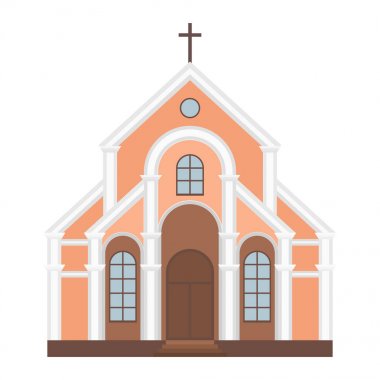Katedral kilise Tapınağı geleneksel Simgesel Yapı turizm vektör çizim oluşturma