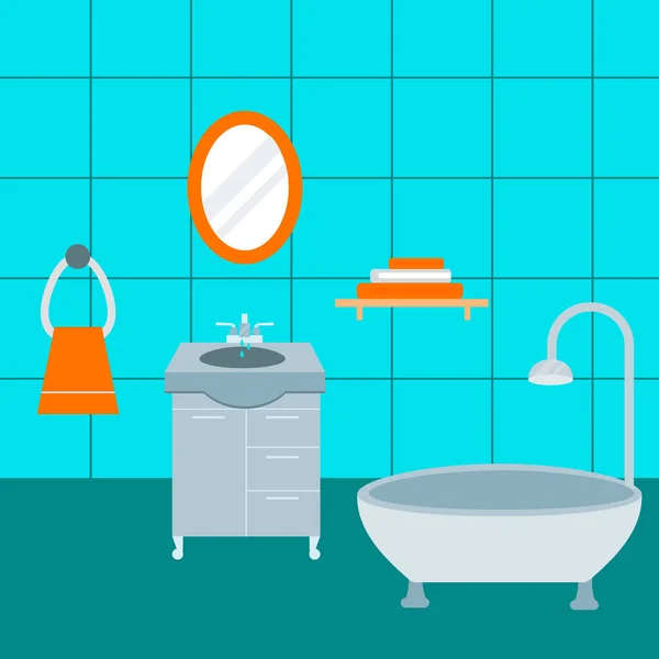 Icoanele de baie procesează simboluri de economisire a apei igienă spălare curățare frumusețe vector ilustrare . — Vector de stoc