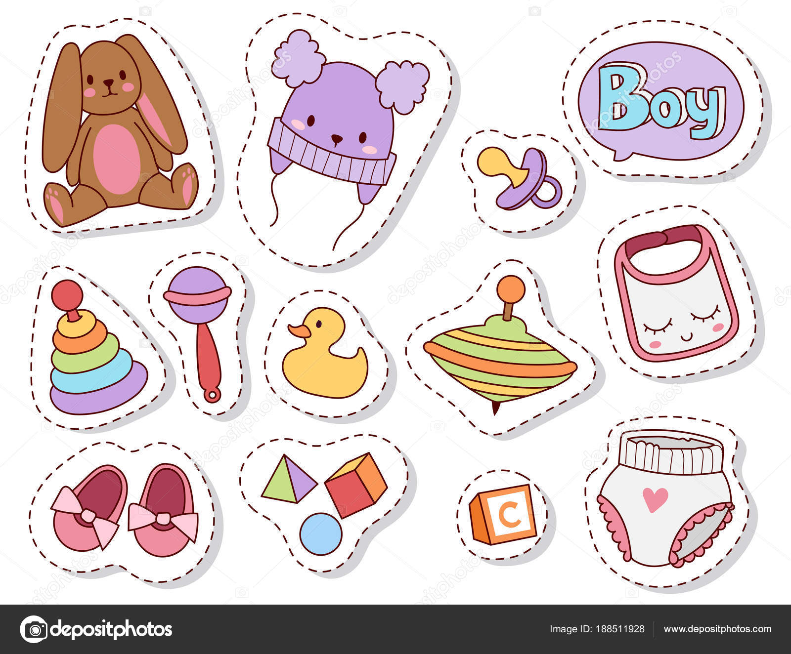 Baby toys patches cartoon family kid toyshop design cute boy and girl childhood art diaper drawing graphic love rattle fun vector illustration. Stock Vector Image by ©adekvat #188511928 Baby toys patches cartoon family kid toyshop design cute boy and girl childhood art diaper drawing graphic love rattle fun vector illustration. Stock Vector Image by ©adekvat #188511928