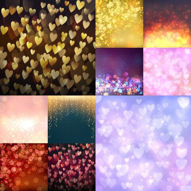 Yaratıcı bokeh vektör soyut trendy doku renkli bulanıklık zemin arka plan süsleme illüstrasyon.