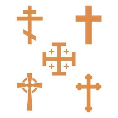 Hıristiyanlık kilise çapraz religionary Hıristiyan inancının mutaassıp rahip kilise kültür sembolü dua geleneksel kutsal işareti siluet vektör religionism düz çizim din.