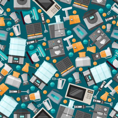 Kusursuz mutfak teknolojisi cihaz afişi. Mutfak gereçleri, kullanışlı araç, yemek vektörü çizimi için aygıt.