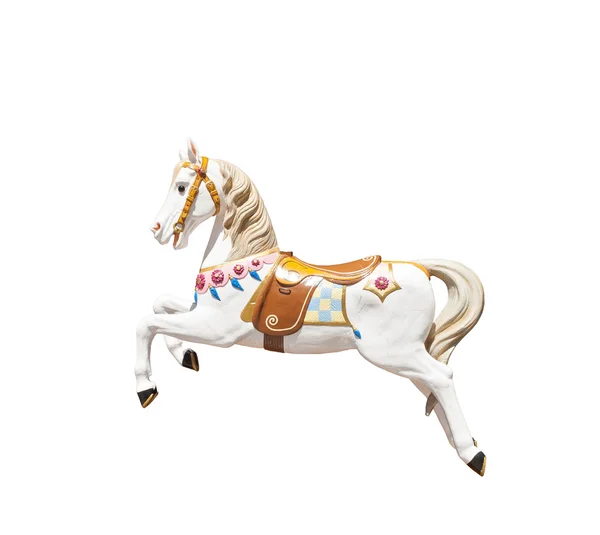 Isolated carousel horse — Stock Photo, Image