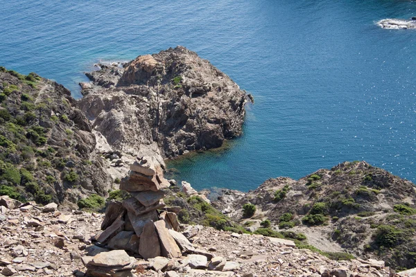 Zátoka na Cap de Creus, Cadaques, Španělsko — Stock fotografie
