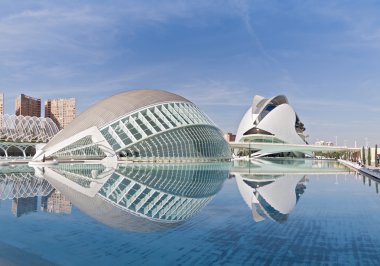 City of the Arts and Sciences in Valencia, Spain clipart