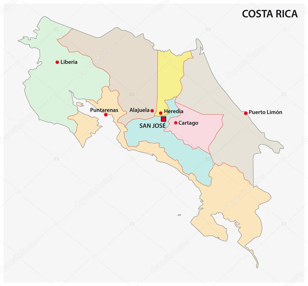 Administrative and political map of Costa Rica.jpg
