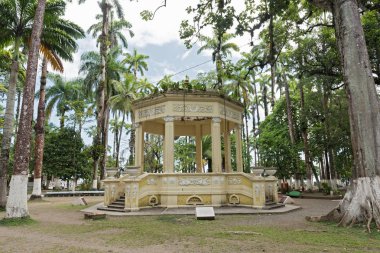 Parque Vargas, Şehir Parkı Puerto Limon, Kosta Rika'sarı köşk