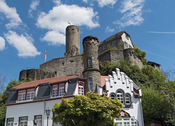 Θέα από το κάστρο ερείπιο Eppstein Έσση, Γερμανία — Φωτογραφία Αρχείου