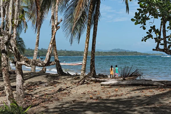 Playa en Puerto Viejo, Costa Rica — Foto de Stock