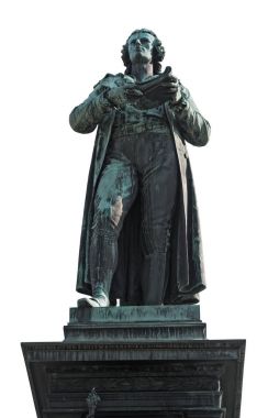 Friedrich Schiller izole Viyana'da heykeli