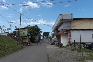 Guabito Panama sınır şehri, Panama-Kosta Rika