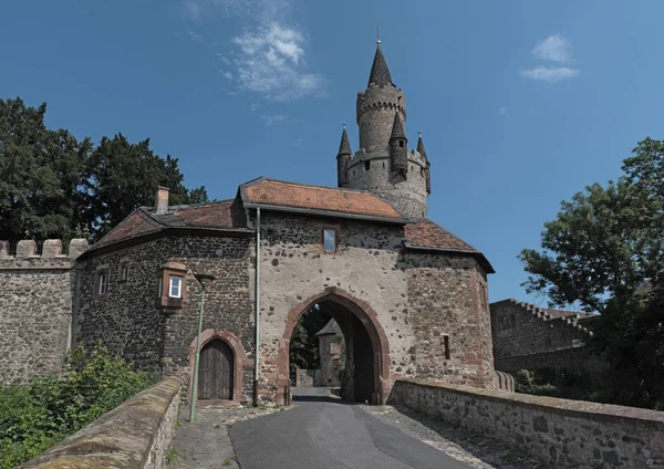 Entrada a Friedberger Burg, Hesse, Alemania — Foto de Stock