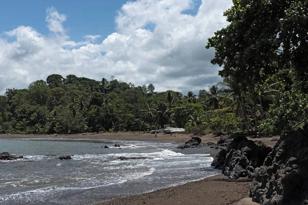 Kosta Rika Pasifik Okyanusu'nda Drake Bay kumsalda — Stok fotoğraf