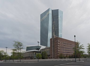 Avrupa Merkez Bankası gökdelen City, Frankfurt am Main, Almanya