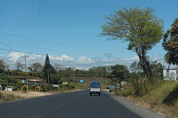 Rychlostní silnice číslo 1 na západě San Jose, Kostarika — Stock fotografie