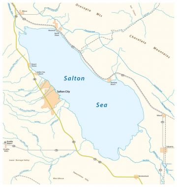 Ulaşım Kaliforniyalı salton Denizi