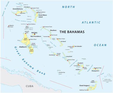 Commonwealth Bahamalar Haritası