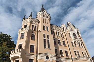 Kiev, Ukrayna'nın tarihi kent ev cephe