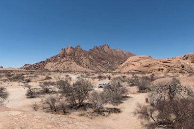Spitzkoppe grup kel granit Peaks Namibya Namib Çölü