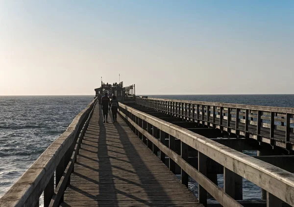 Людериц Намібія Листопад 2017 Історичний Jetty Людериц Намібія — стокове фото