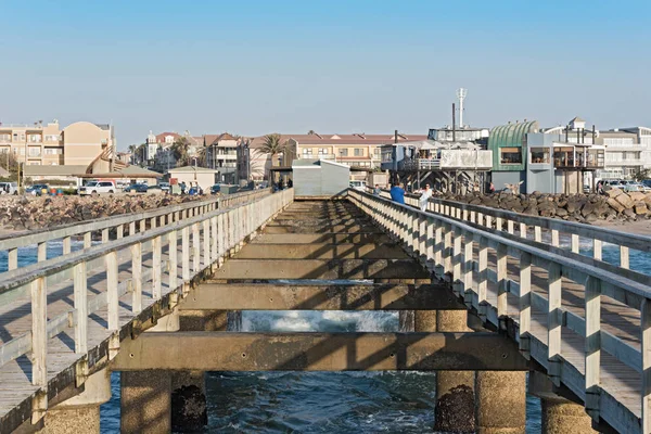 Людериц Намібія Листопад 2017 Історичний Jetty Людериц Намібія — стокове фото