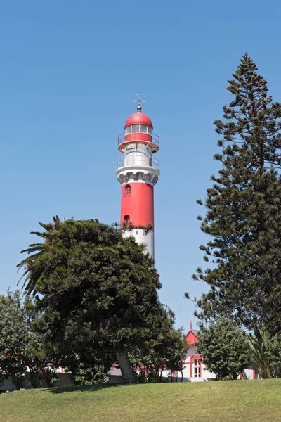 Der Historische Leuchtturm Von Swakopmund Namibia Afrika — Stockfoto