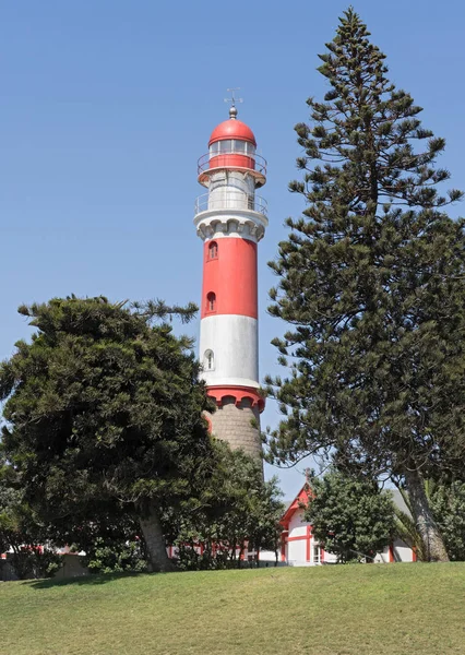 Der Historische Leuchtturm Von Swakopmund Namibia Afrika — Stockfoto