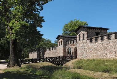 Roma kale Saalburg, Almanya'nın ana giriş
