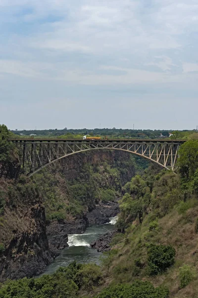 Big Bridge Victoria Falls Zambia Zimbabwe — Stock Photo, Image