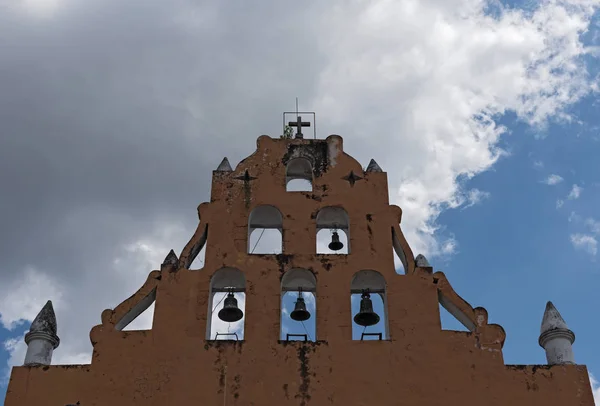 Kościół Iglesia Santiago Apostol Dzan Jukatan Meksyk — Zdjęcie stockowe