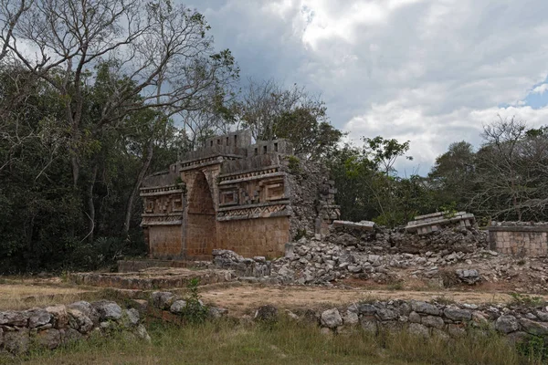 Labna Mesoamerican 고고학 사이트 콜럼버스 유카탄 멕시코의 — 스톡 사진