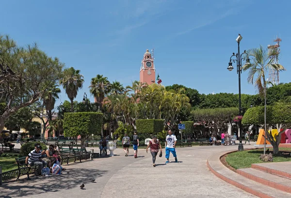 Merida México Marzo 2018 Vista Plaza Grande Plaza Independencia Mérida — Foto de Stock