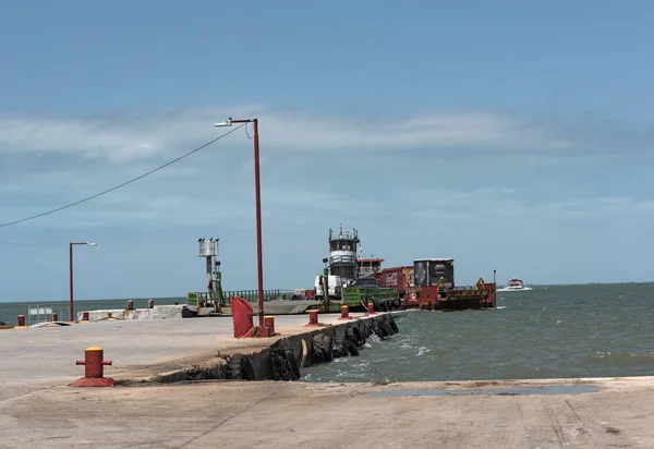 Chiquila Mexiko März 2018 Fähren Von Chiquila Nach Holbox Hafen — Stockfoto