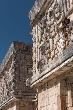 Maya puuc mimarisi tarzında uxmal, Meksika kalıntıları ayrıntılarını