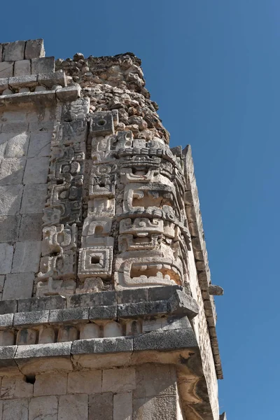 Detalles Del Estilo Arquitectura Maya Puuc Las Ruinas Uxmal México — Foto de Stock