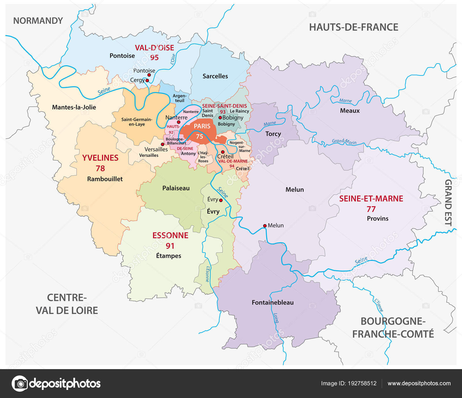 エソンヌ県ストックベクター ロイヤリティフリーエソンヌ県イラスト Depositphotos