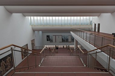 Köln, Almanya - 31 Mart 2018: merdiven Müzesi'nde ludwig, Köln, Almanya