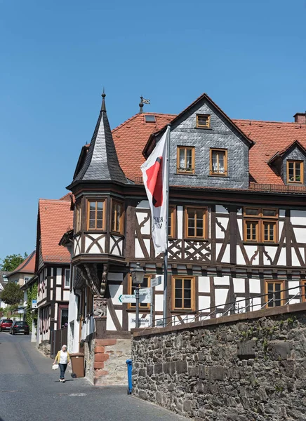 Kronberg Alemania Mayo 2018 Vista Casas Entramado Madera Casco Antiguo —  Fotos de Stock