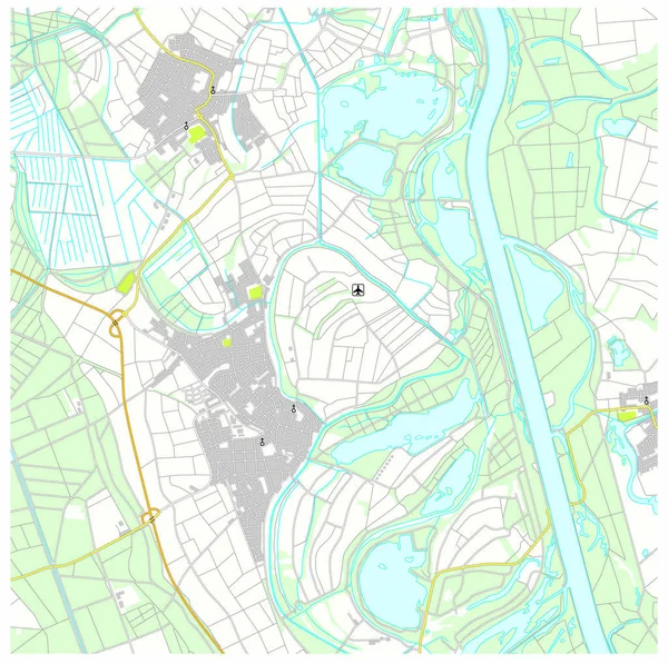 Resumen detallado topográfico color contorno mapa fondo — Archivo Imágenes Vectoriales