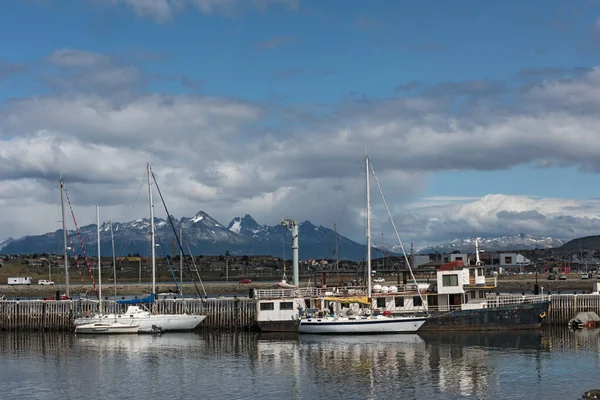 Ushuaia Argentinien Februar 2020 Boote Hafen Von Ushuaia Feuerland Patagonien — Stockfoto