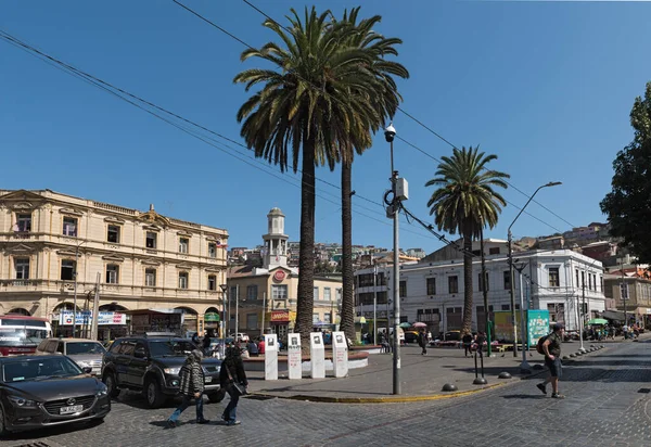 Valparaiso Chile Februar 2020 Blick Auf Die Plaza Echaurren Der — Stockfoto