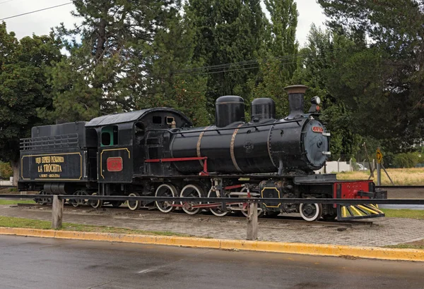 Esquel Argentina February 2020 Old Patagonian Express Locomotive Trochita City — 图库照片